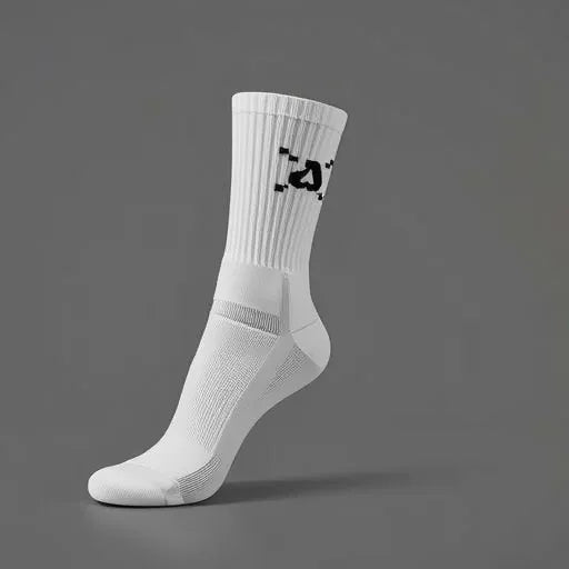 Organic Bamboo Cotton Socks - White